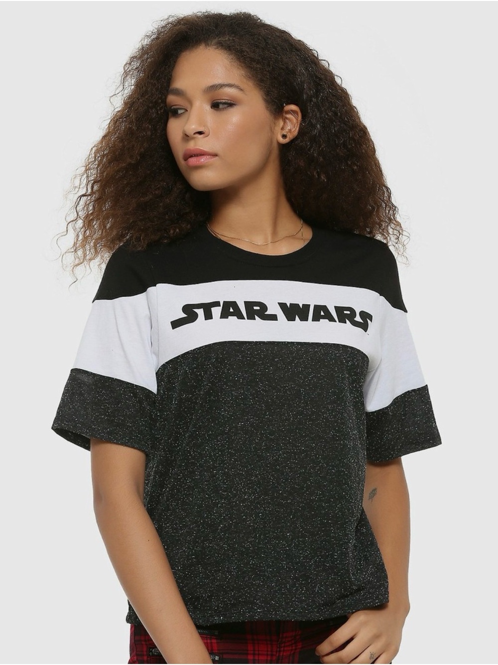 Her Universe Rise Of Skywalker Star Wars Color Black Speckled Top Sz XL Black